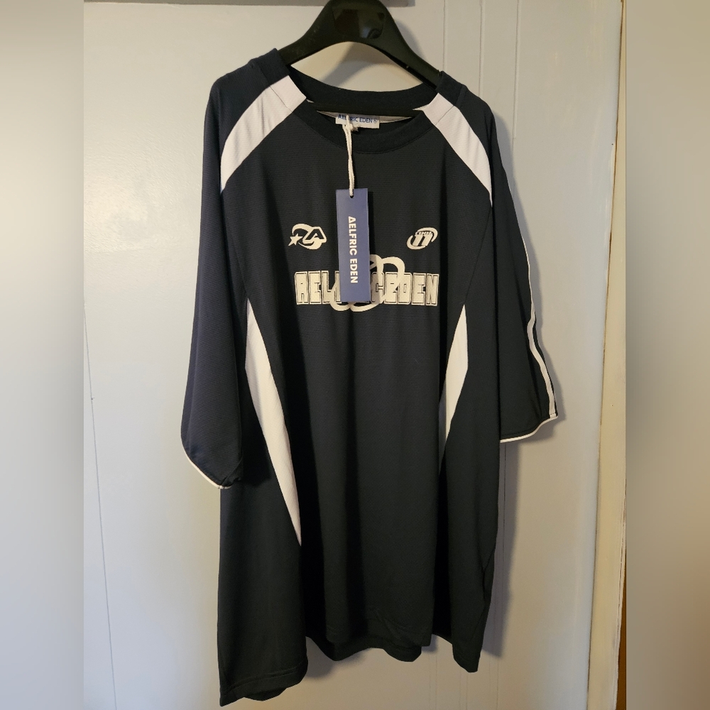 Aelfric Eden Navy Blue Soccer Jersey